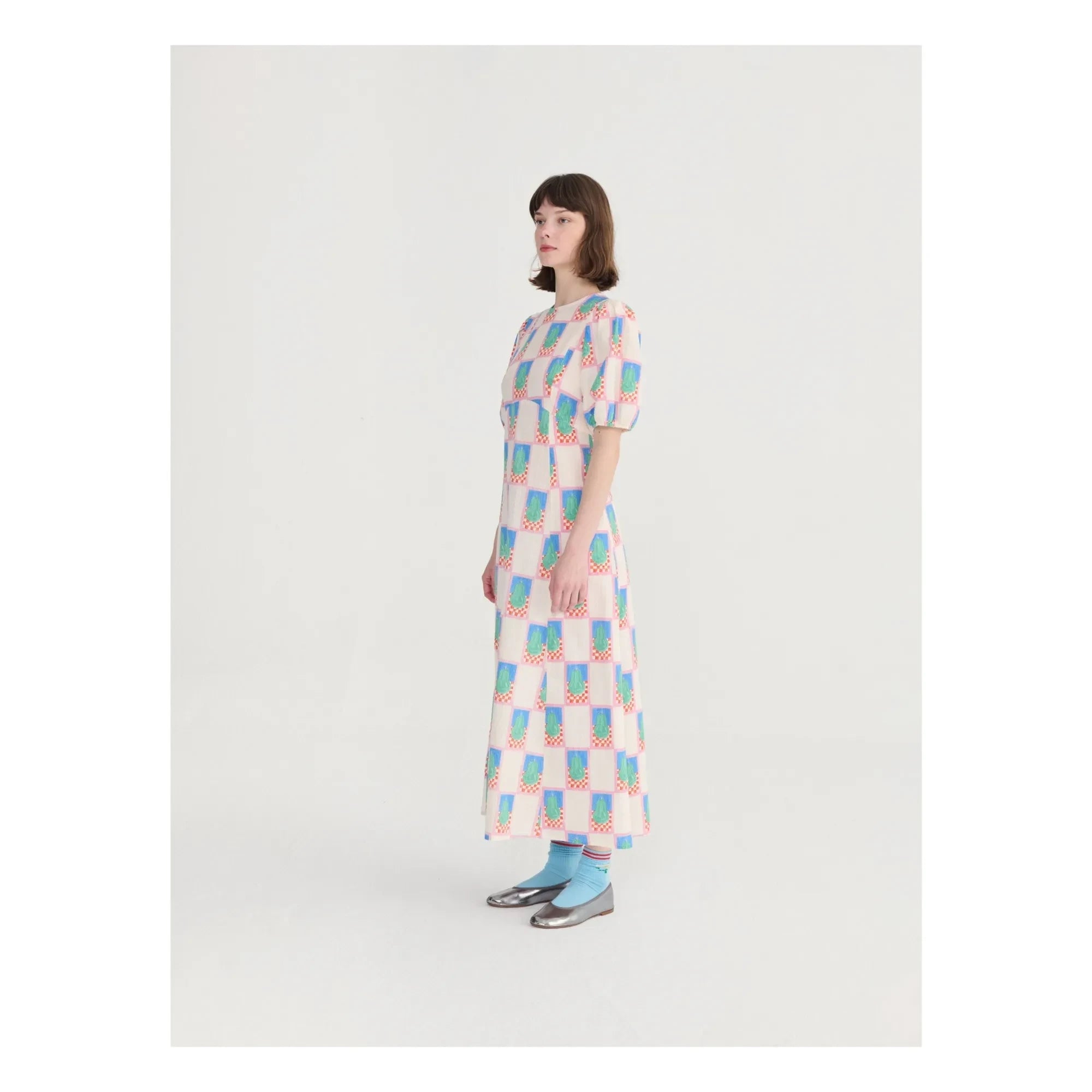 Bobo Choses - Pearl Cotton Dress | Blue
