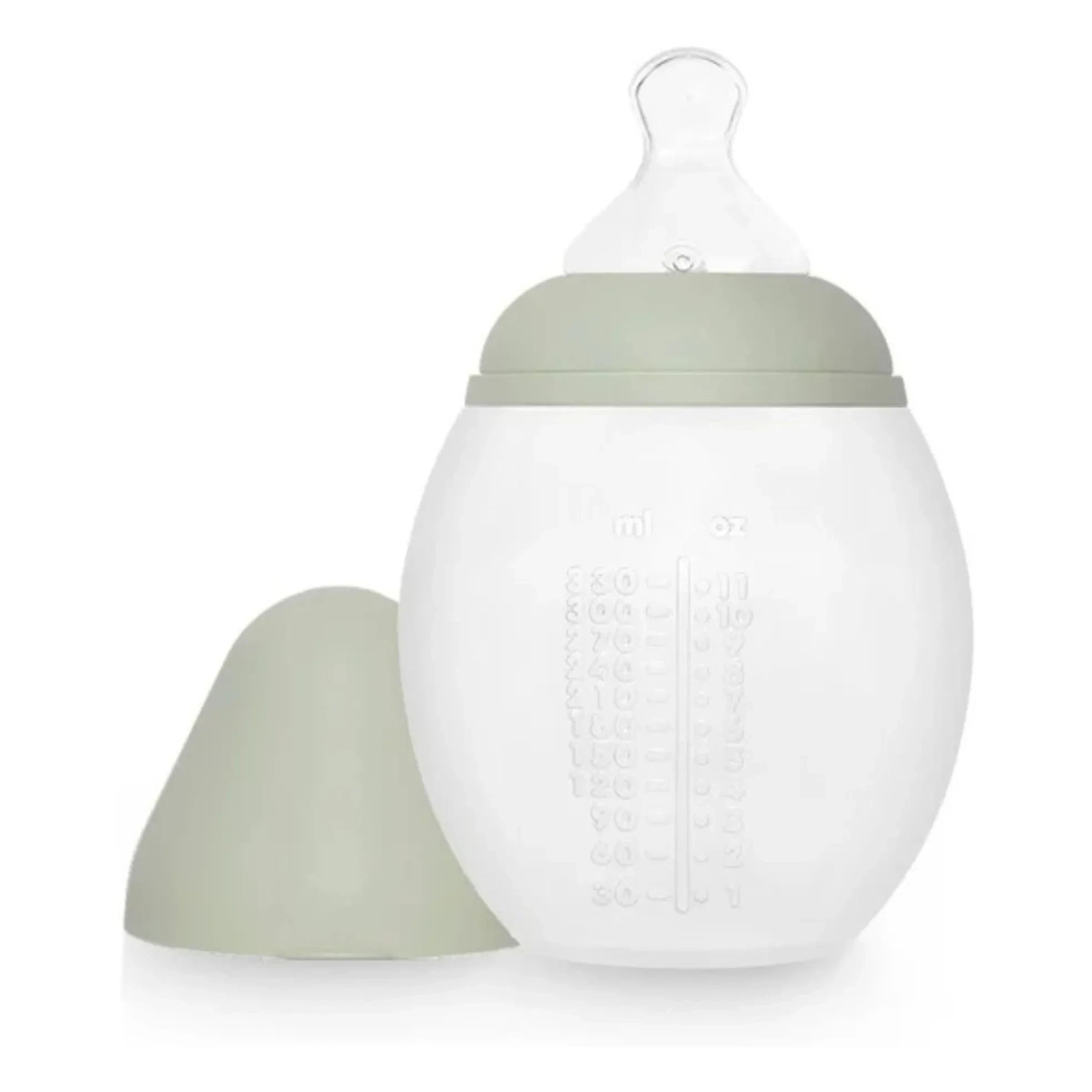 Elhée - Medical Silicone Baby Bottle and Physiological Nipple | Sage