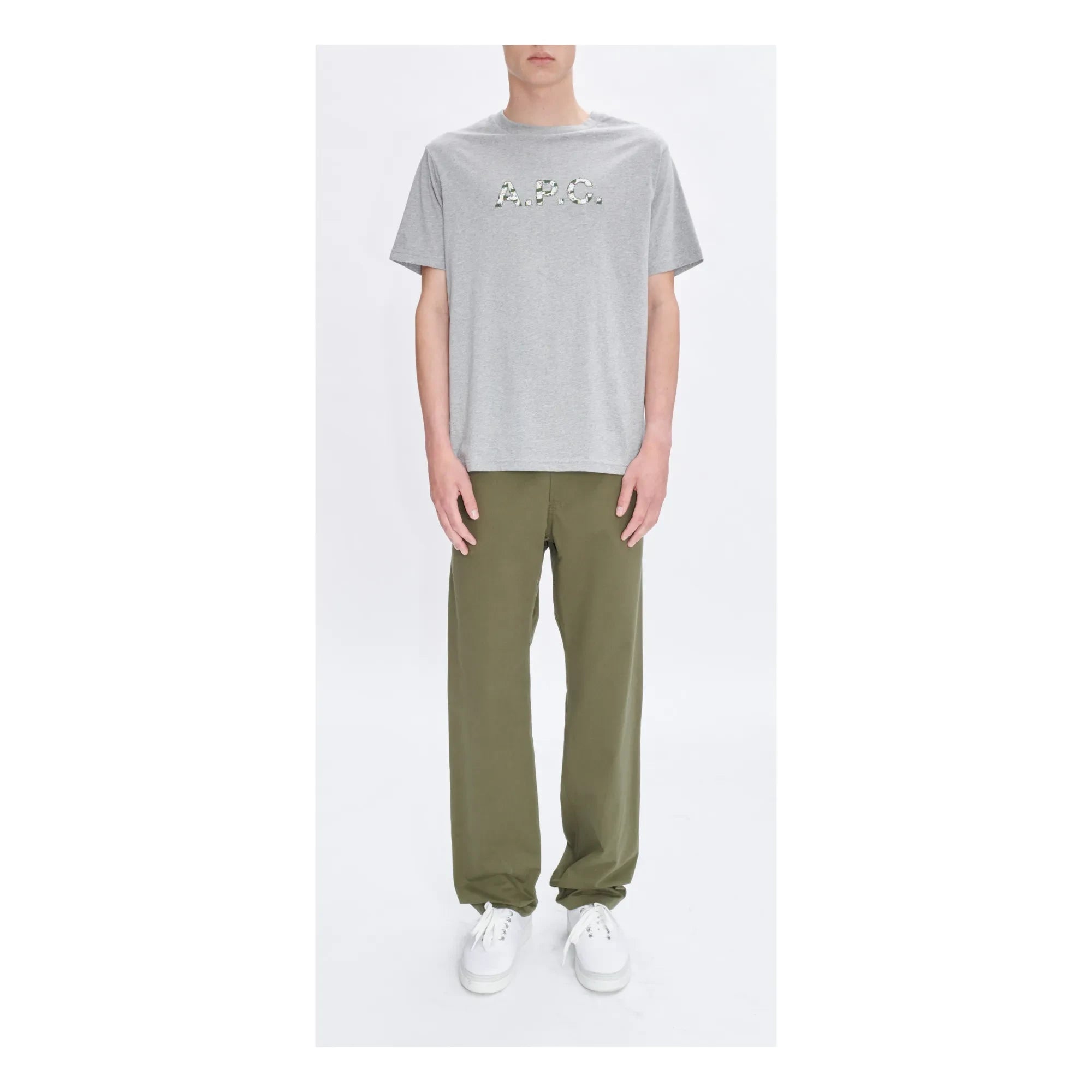 A.P.C. - Willow Organic Cotton T-Shirt | Grey Melange