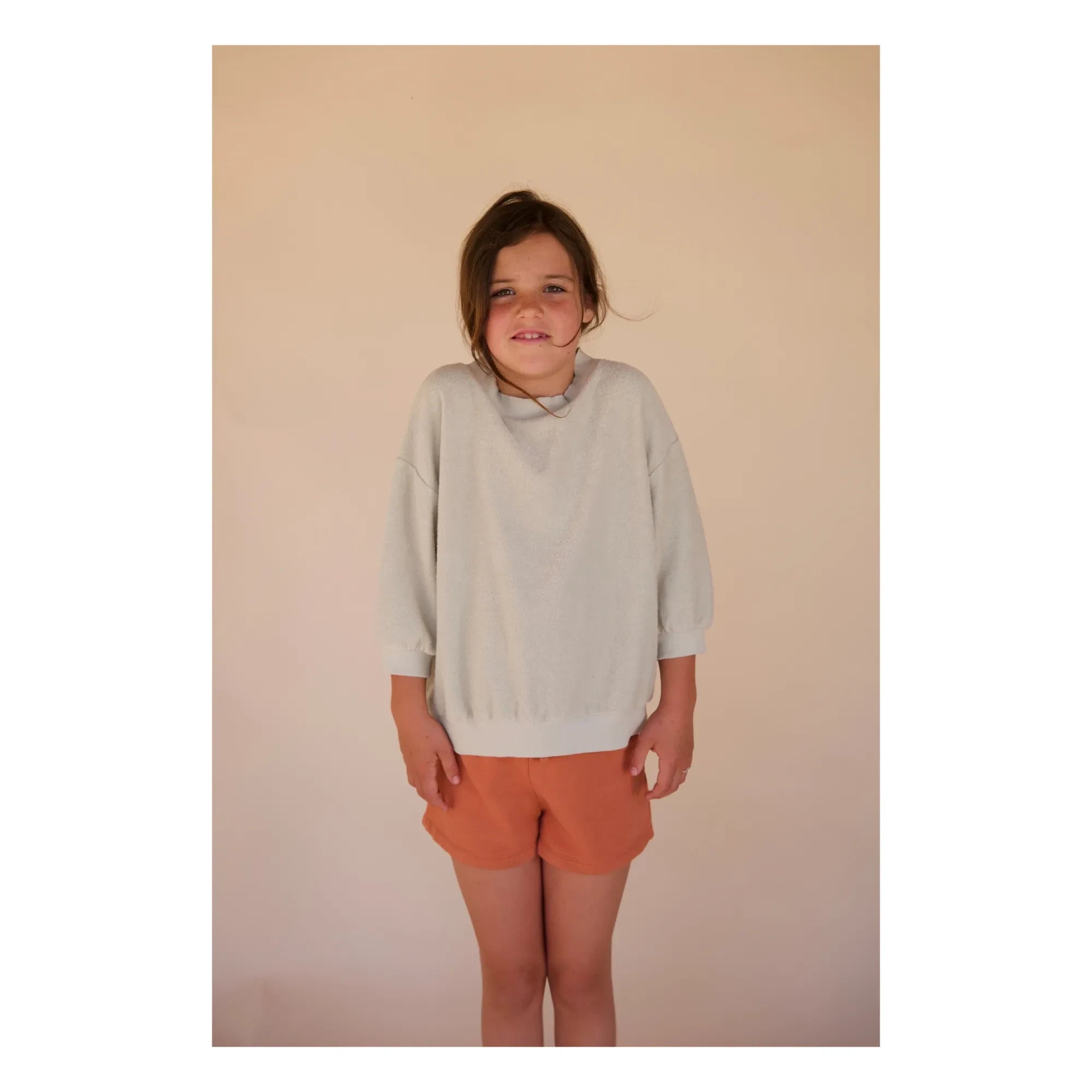 Longlivethequeen – Graues, kastiges Sweatshirt