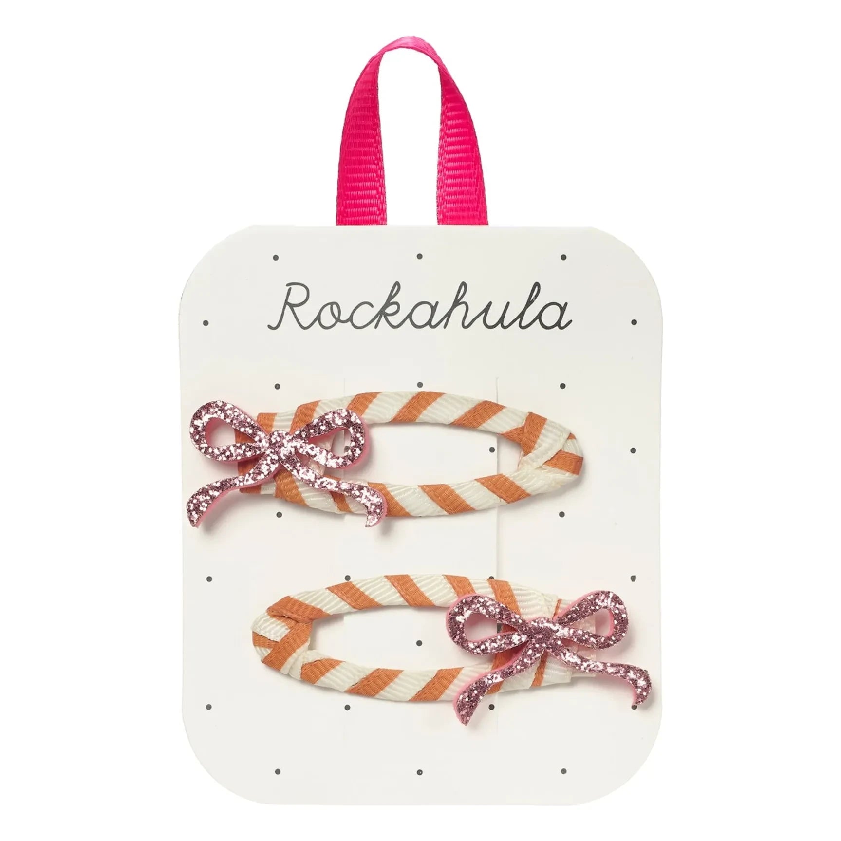 Rockahula Kids - Pembe Çizgili Kurdele Toka Seti | 2'li