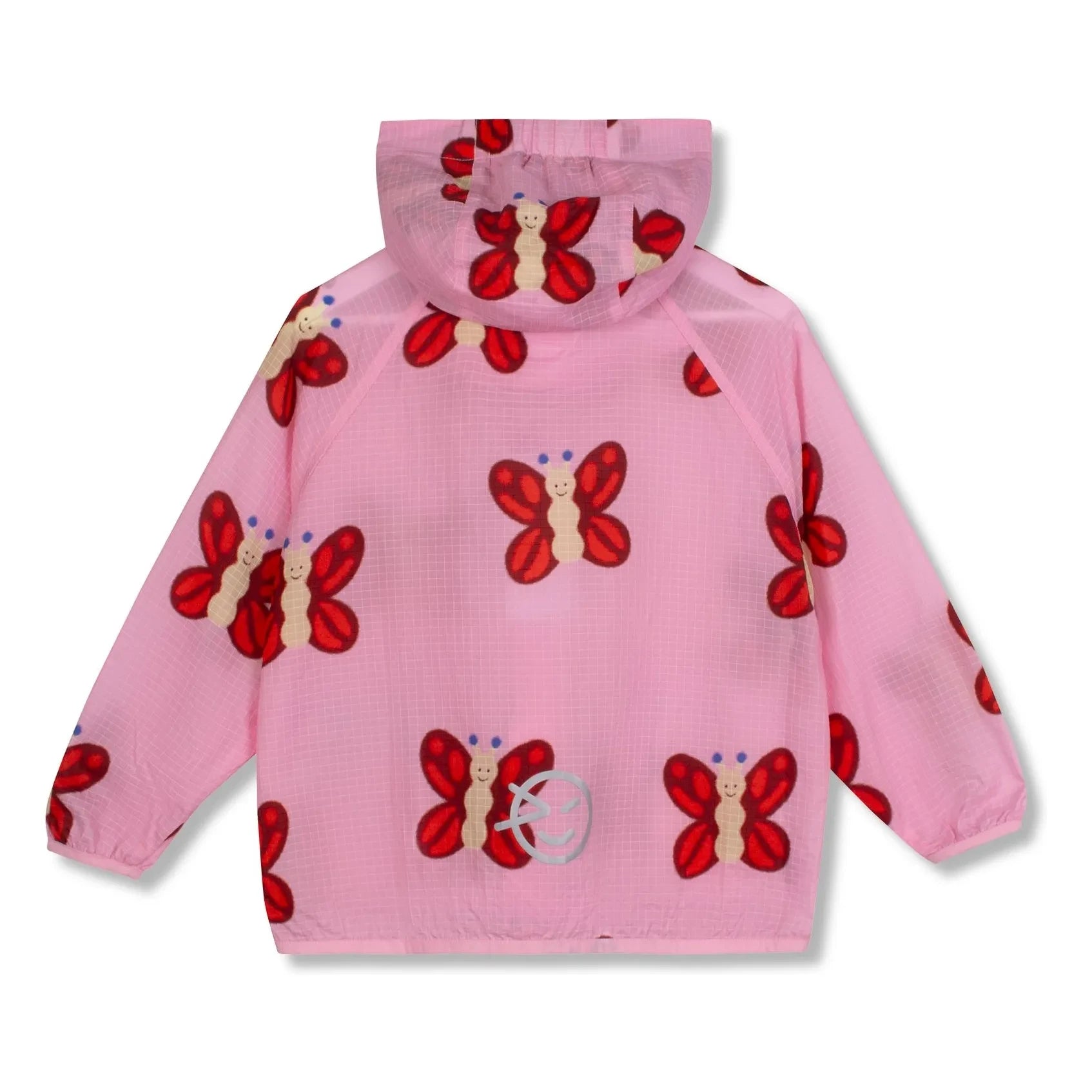 Wynken - Butterflies Waterproof Jacket | Pink