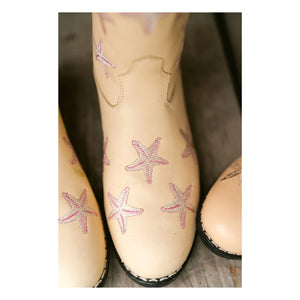 Bootstock - Santiags Starfish Deri | Soluk sarı