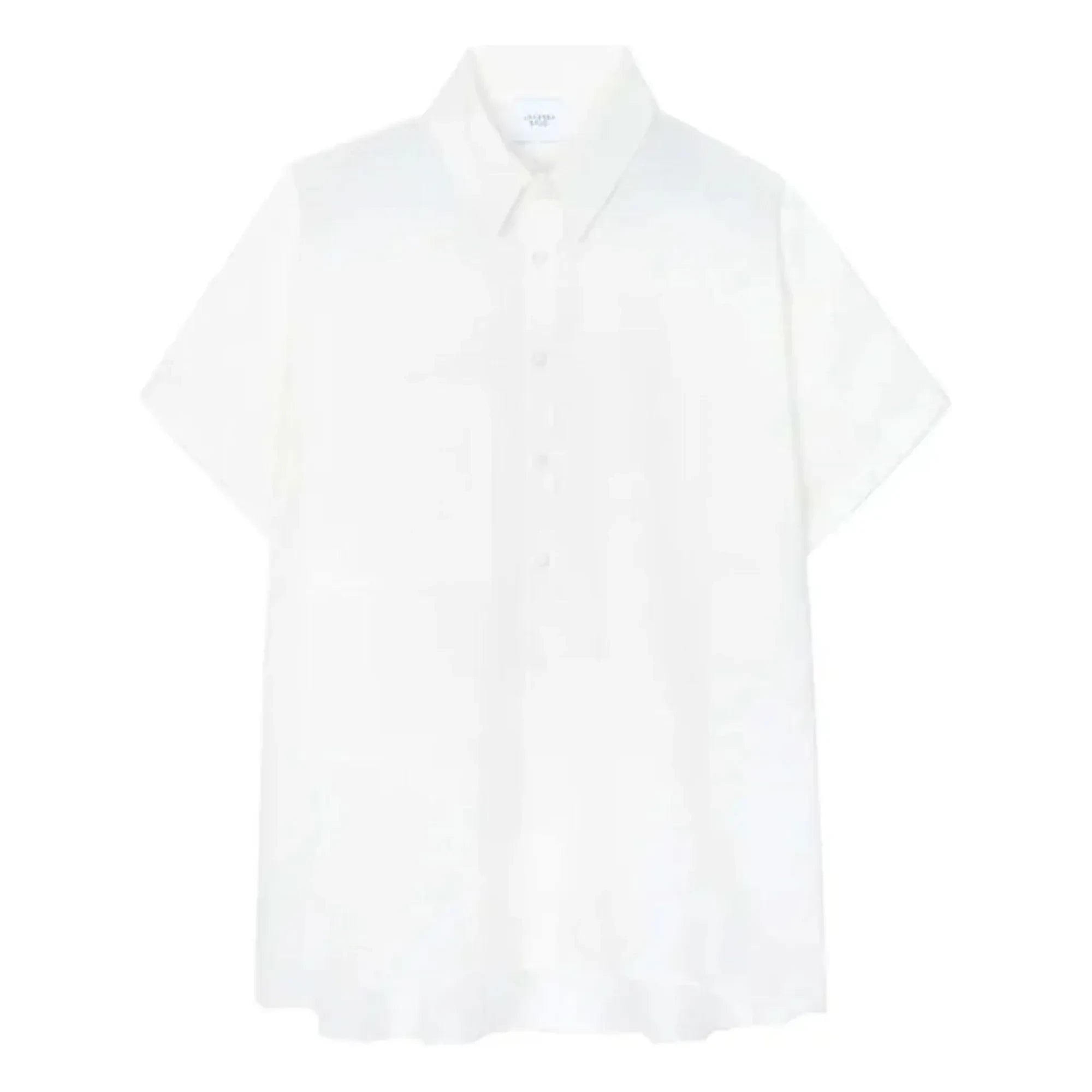 Vanessa Sposi - Short-Sleeve Linen Daily Shirt | Ivory