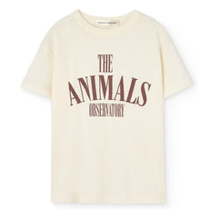 The Animals Observatory - Pupfish T-Shirt aus Bio-Baumwolle | Weiß