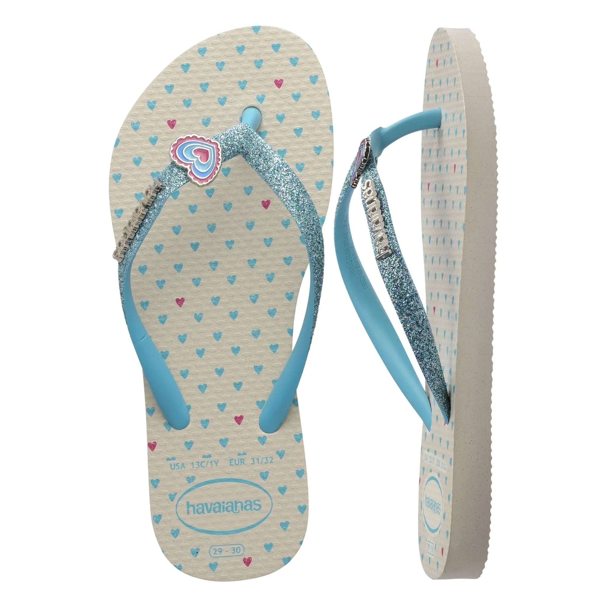 Havaianas - Parıltılı düz parmak arası terlikler | Bej