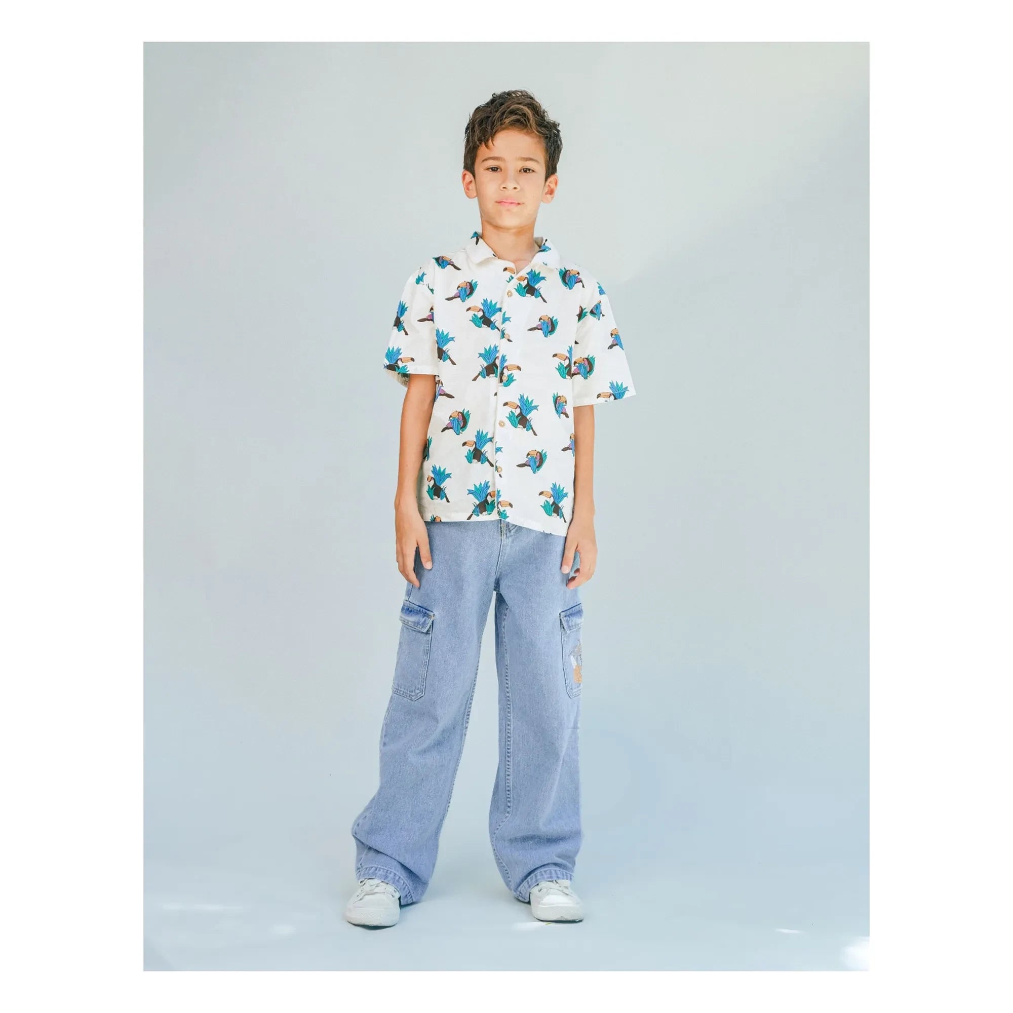 Gingersnaps - Swiper Toucans Hemd | Weiß