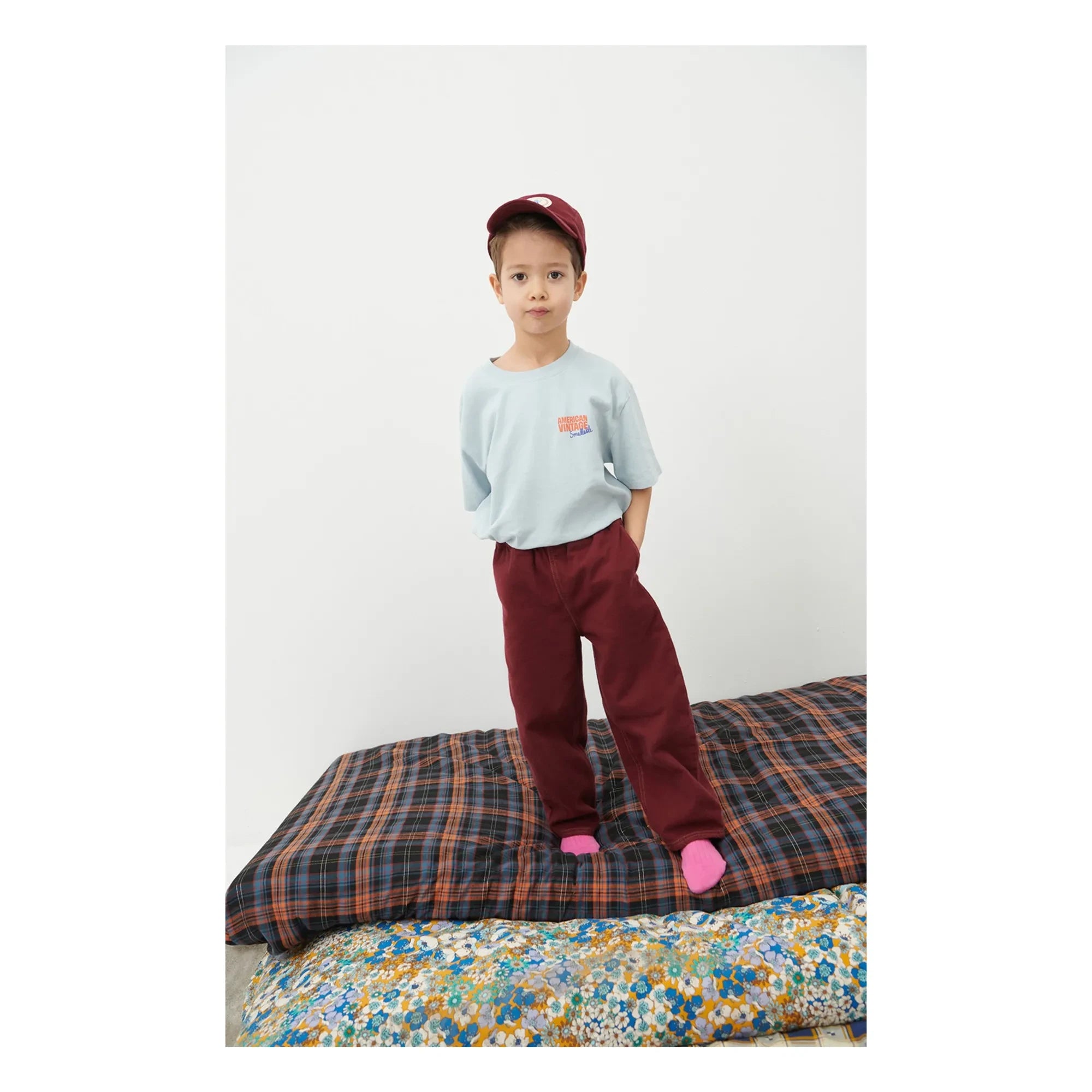 American Vintage - American Vintage X Smallable Collaboration - Ykobow T-Shirt | Light Blue