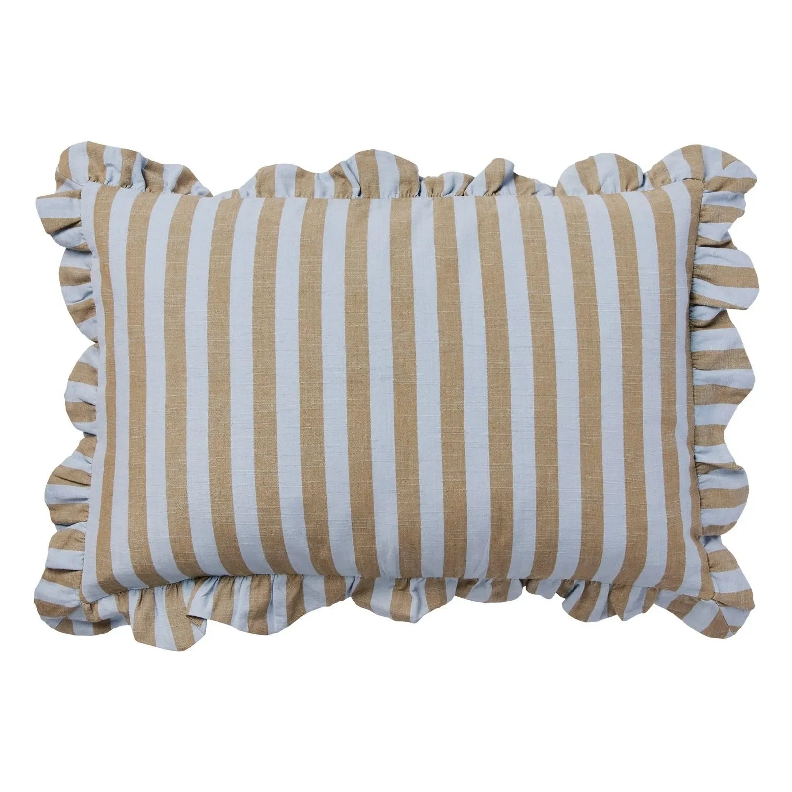 Broste Copenhagen - Ina Rectangular Cushion Cover | Blue