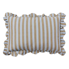 Broste Copenhagen - Ina Rectangular Cushion Cover | Blue