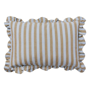 Broste Copenhagen - Ina Rectangular Cushion Cover | Blue