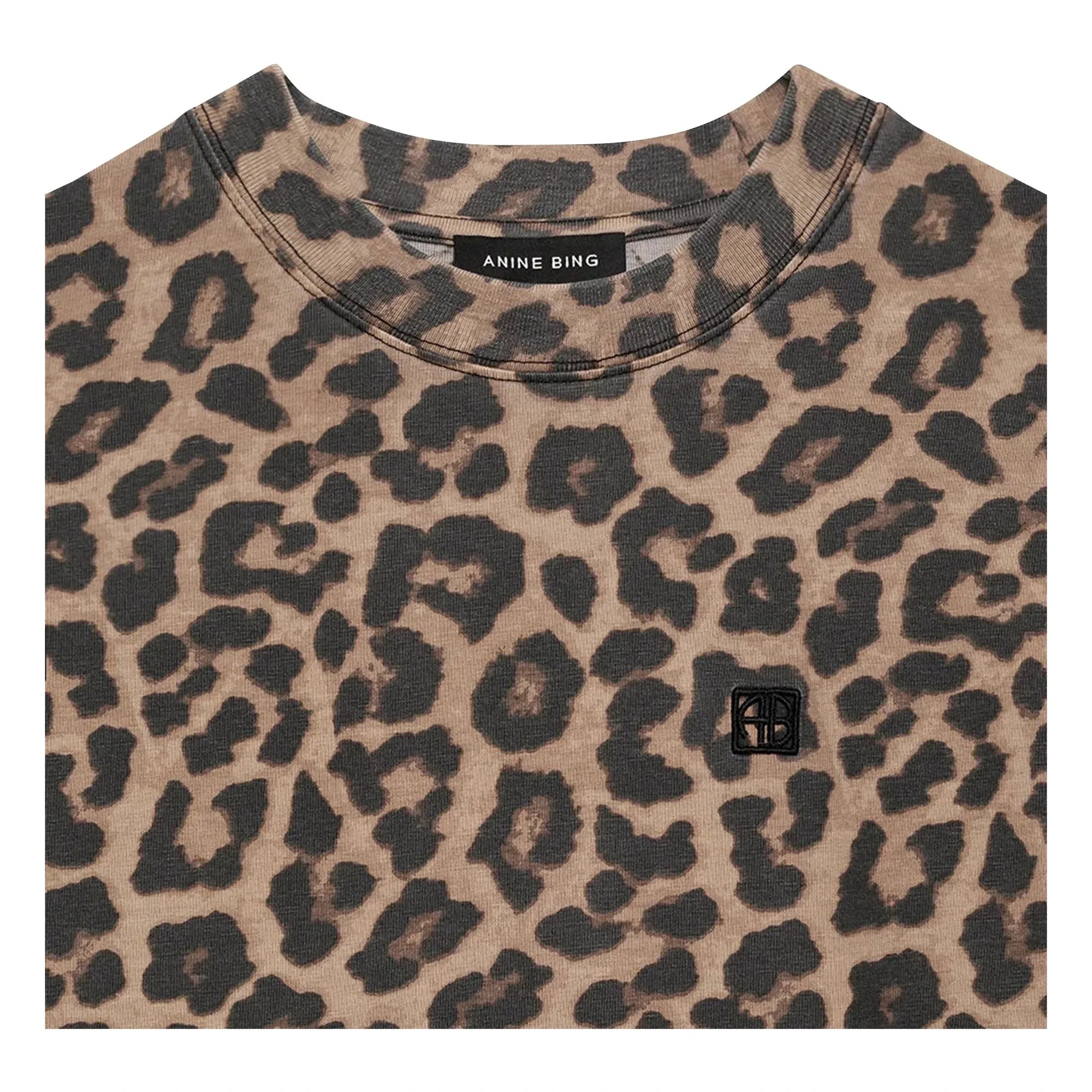 Anine Bing - Beth Leopar Elbise | Kahverengi