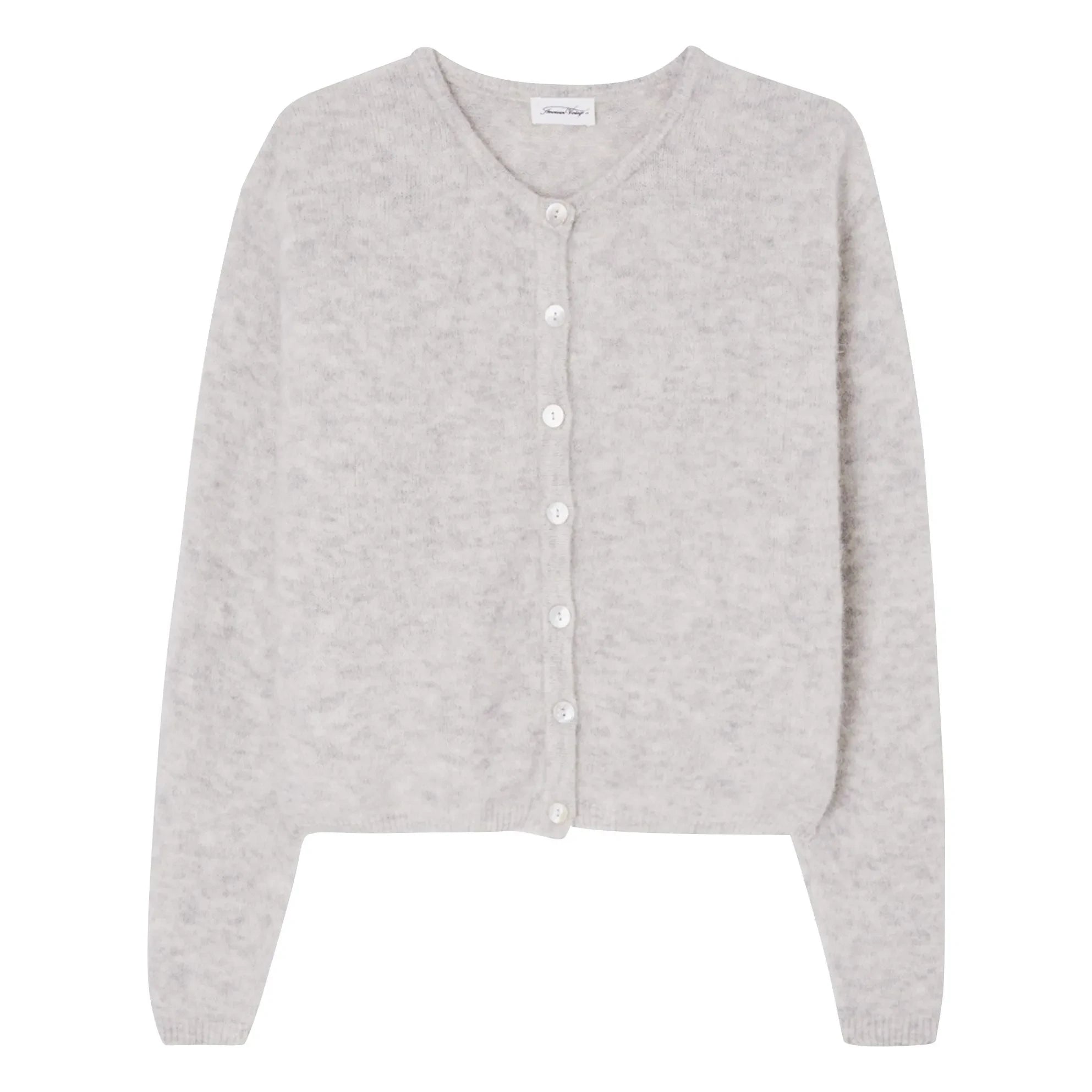 American Vintage – Vitow Alpaka- und Wollweste | Hellgrau