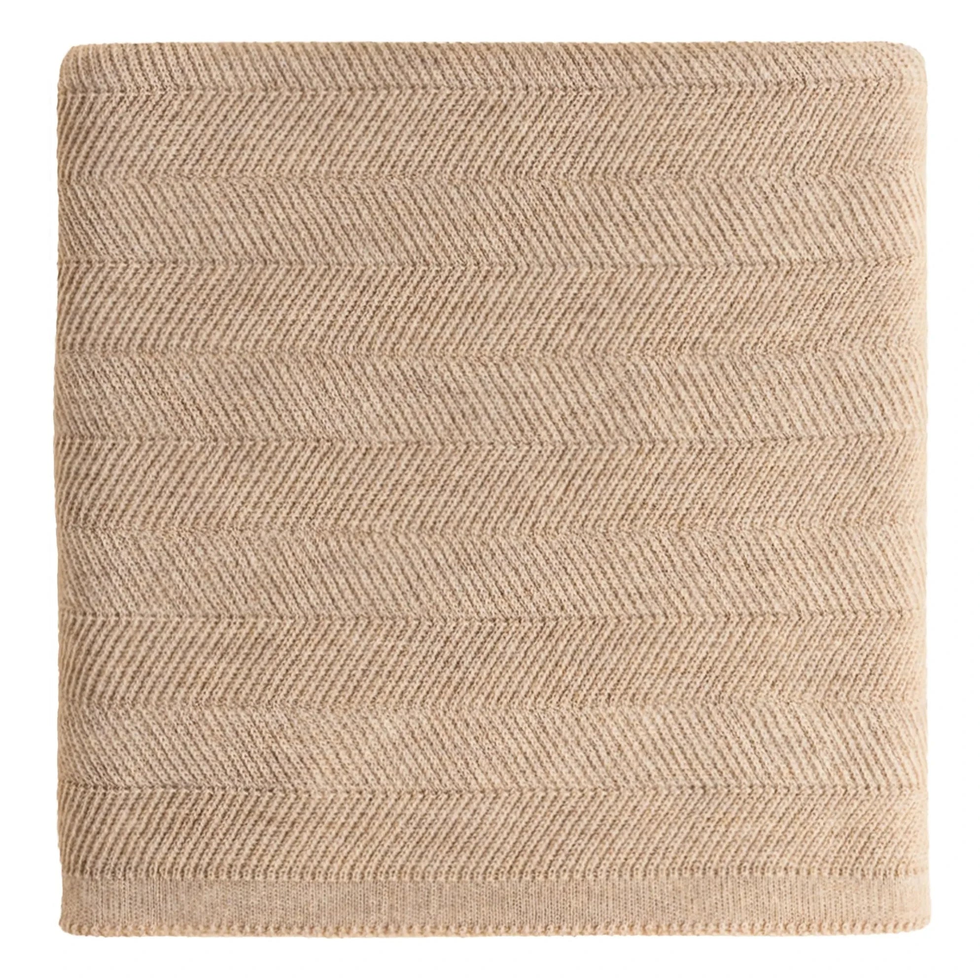 Hvid - Freddie Merino Wool Blanket | Sand