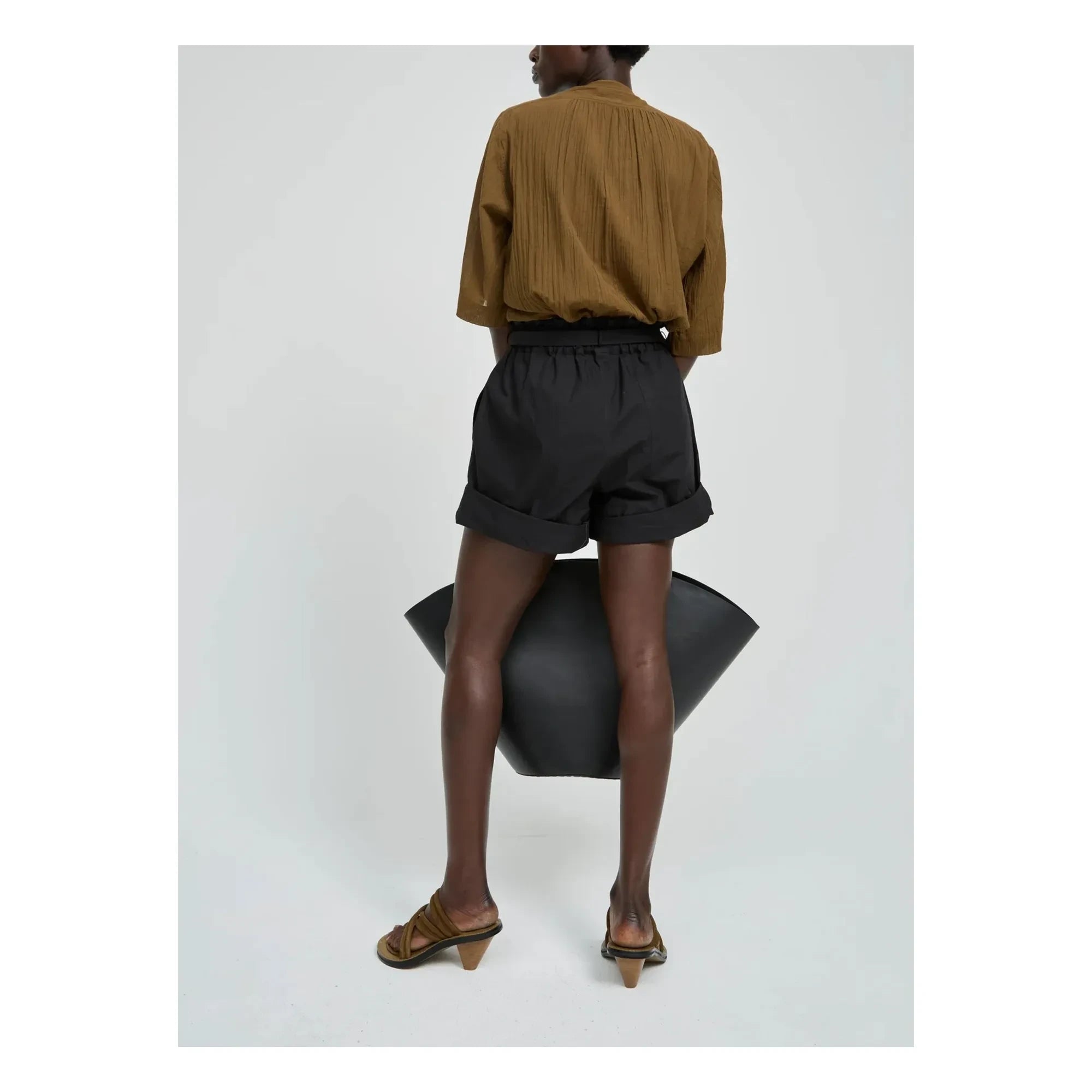 Laurence Bras - Babar Baumwollshorts | Schwarz