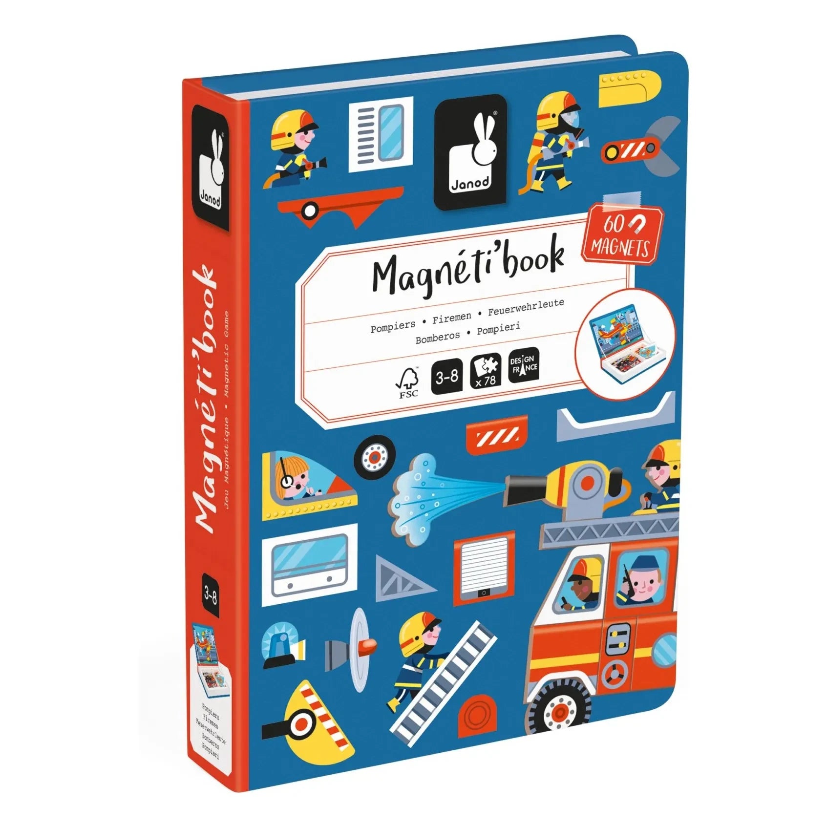 Janod - Magneti'Book İtfaiyeciler