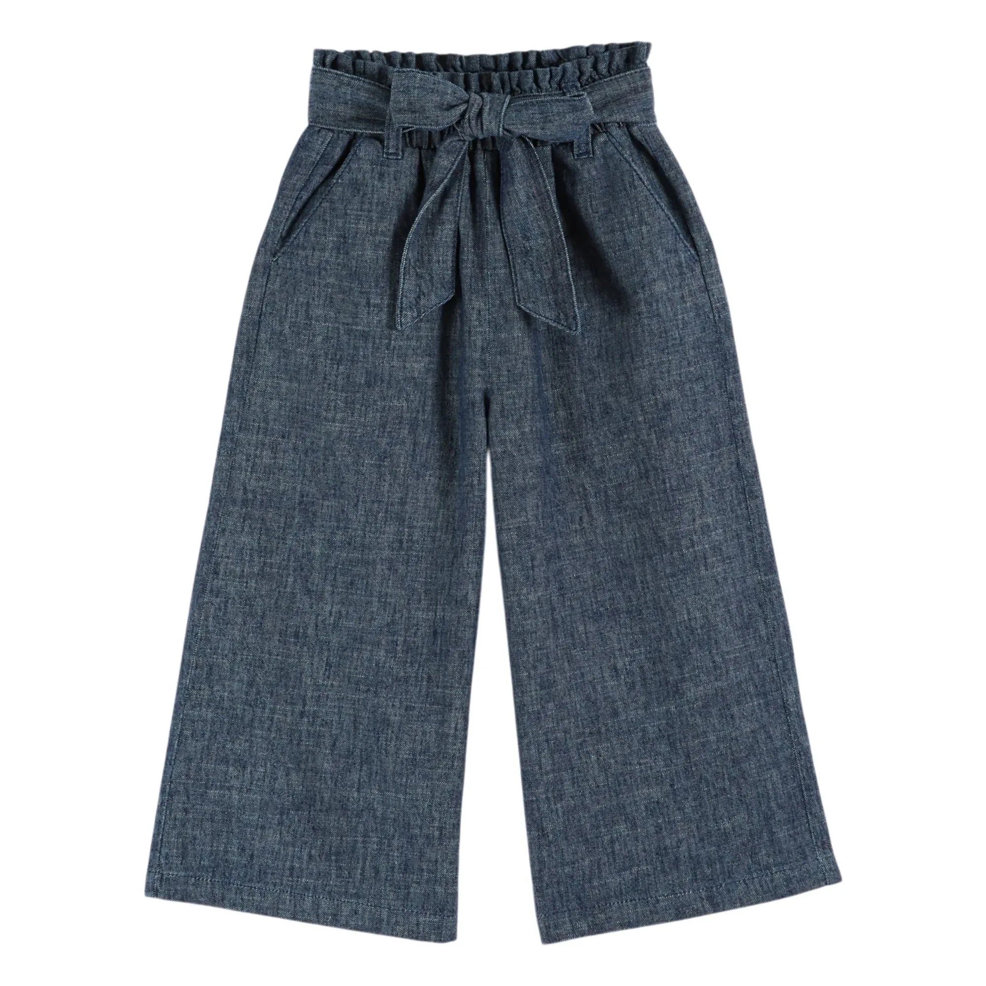 Emile et Ida - Loose-fitting trousers with belt | Navy Blue