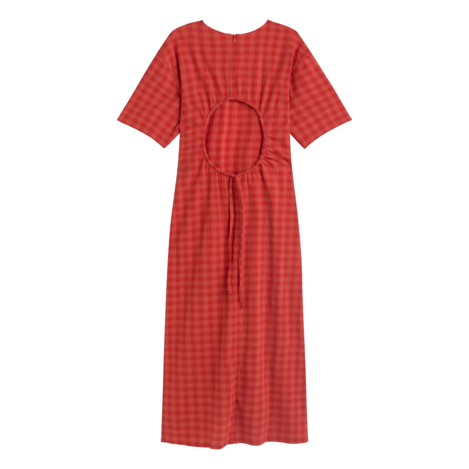 Thinking Mu - Kina Bio-Baumwollkleid | Rot