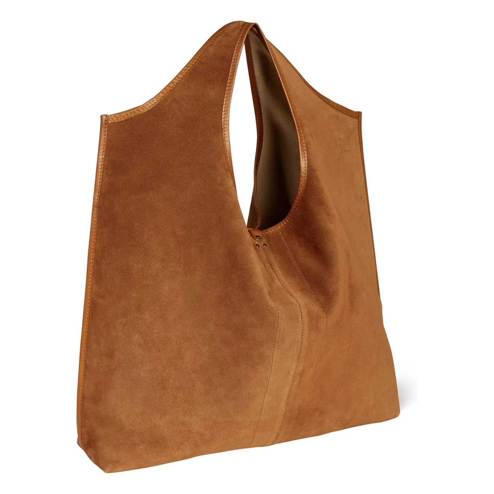 Jérôme Dreyfuss - Paco Velvet Crust Tote Çanta | Caramel