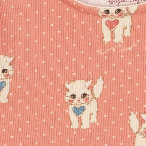 Konges Sløjd - Ella Cats Bio-Baumwoll-T-Shirt | Rosa
