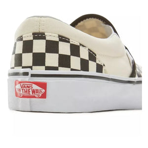 Vans – Checkerboard Slip-on-Schuhe | Weiß