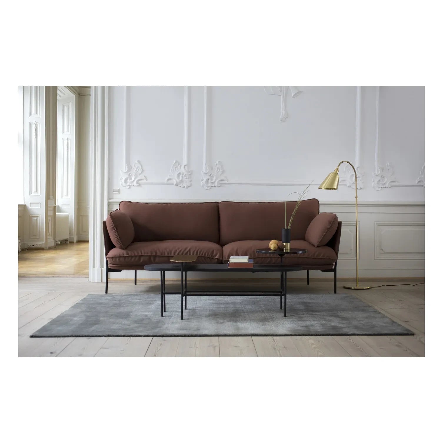 & Tradition - Palette JH7 Couchtisch Ash Coffee, Jaime Hayon, 2018 | Schwarz