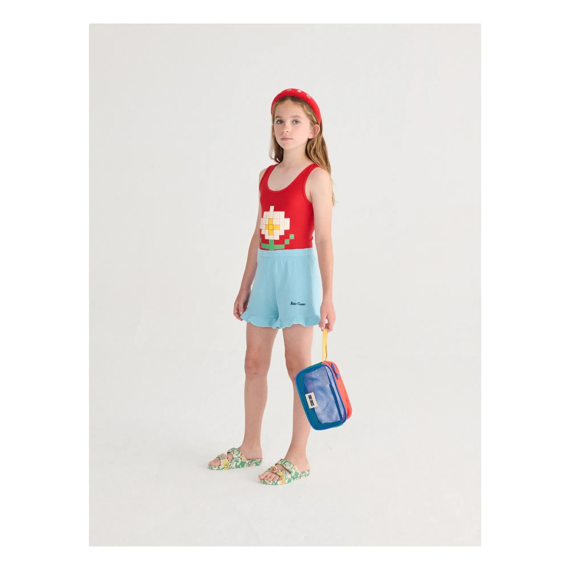 Bobo Choses - Marguerite Badeanzug aus recyceltem Stoff | Rot
