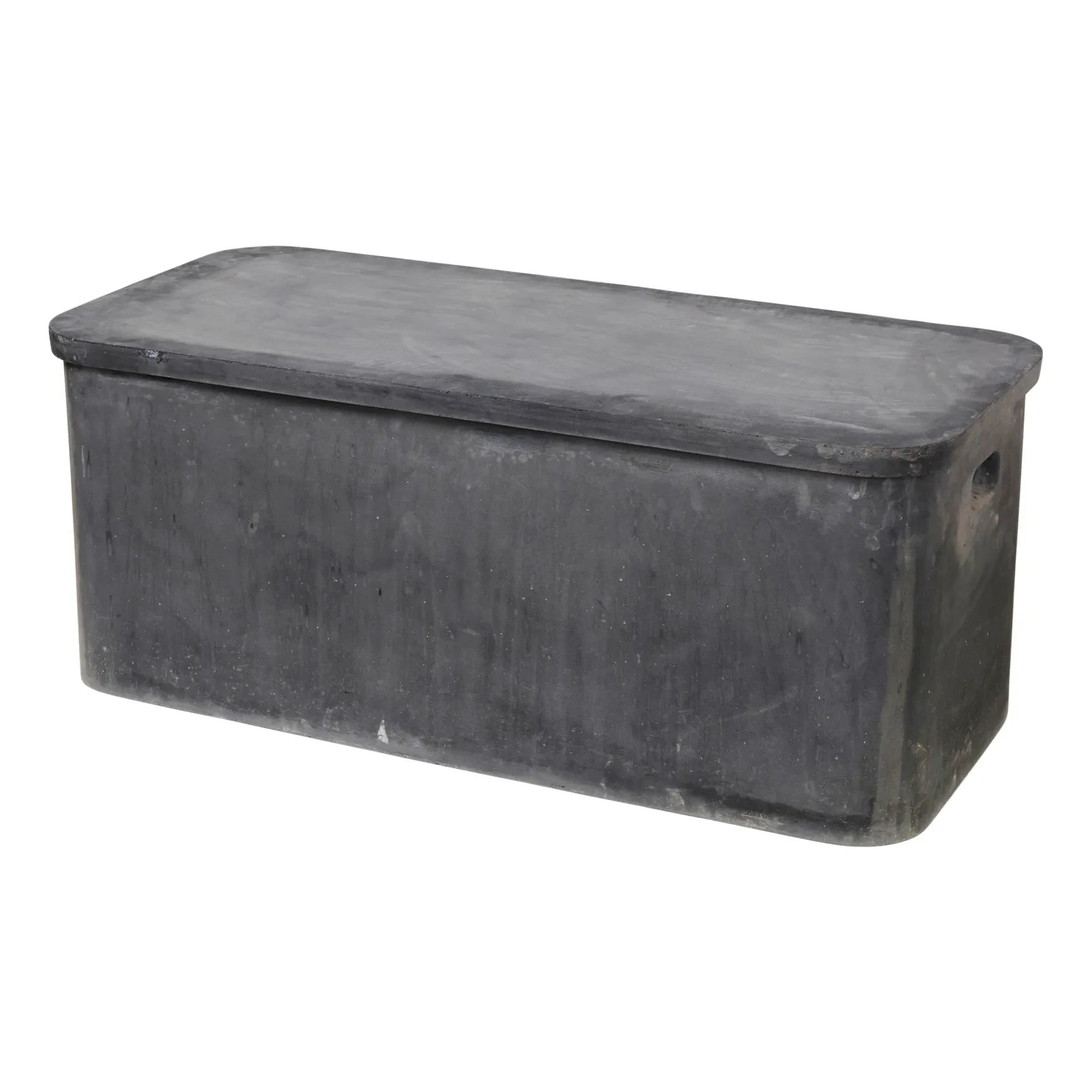 Broste Copenhagen - Fiber Outdoor Storage Bench | Carbon