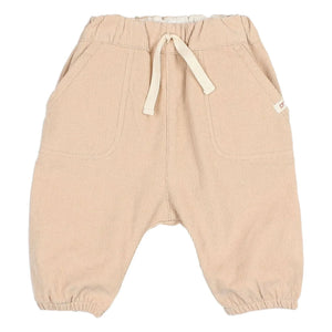 Búho - Soft Velours Organik Pamuk Pantolon | Sand