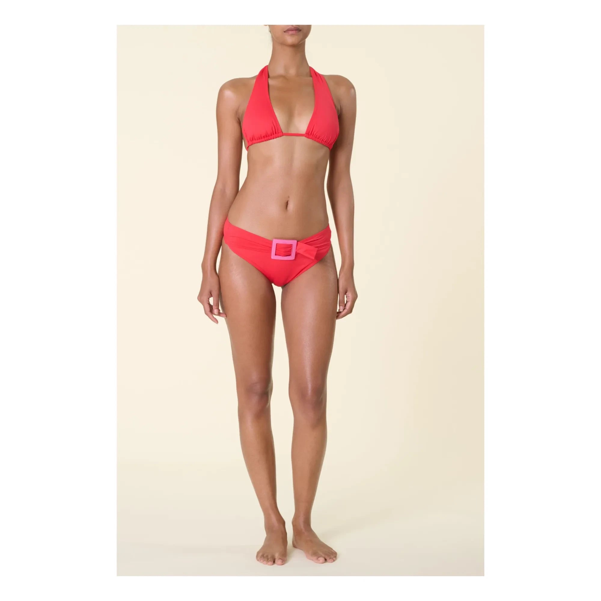 Casa Rosa - Carlotta Bikini Bottoms | Red