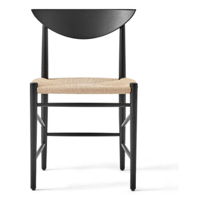 & Tradition - HM3 Carved Wooden Chair | Black Oak