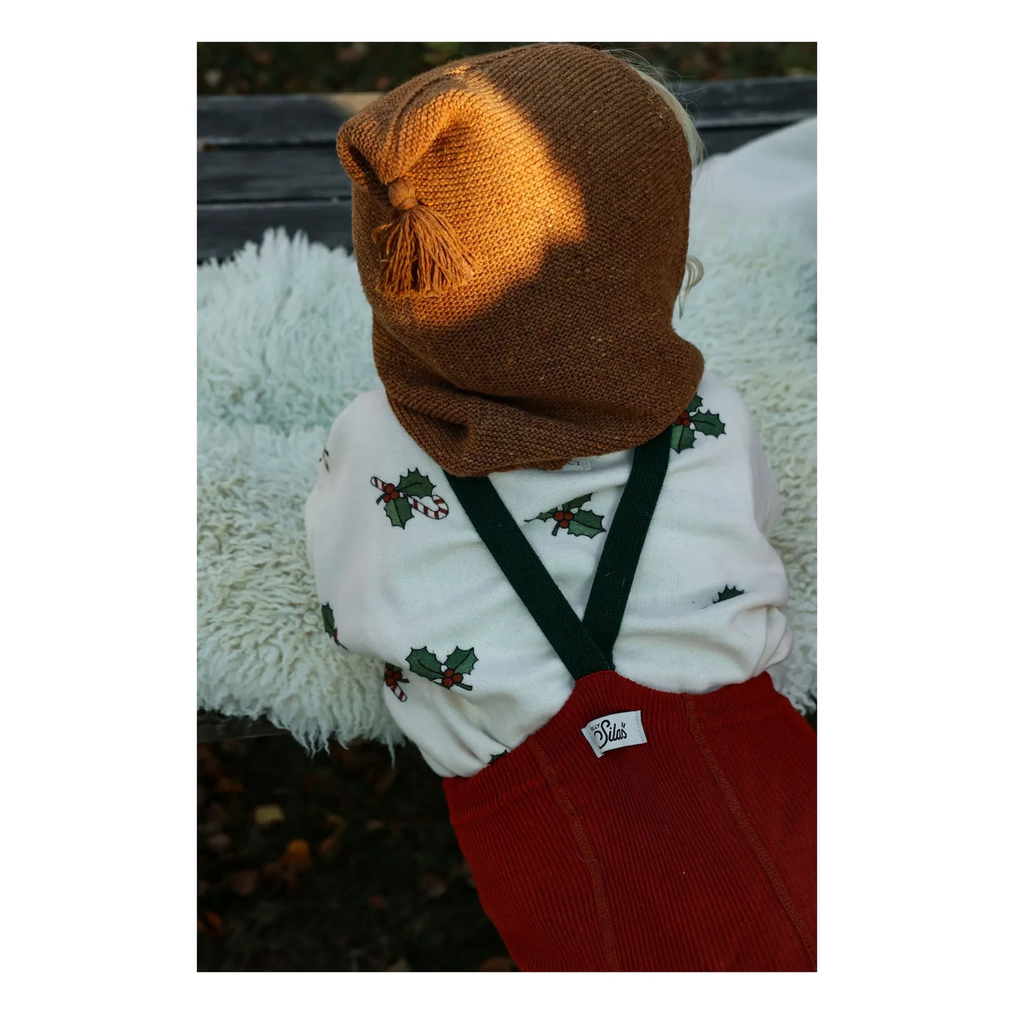 Silly Silas – Strumpfhose aus Bio-Baumwolle | Ziegelrot