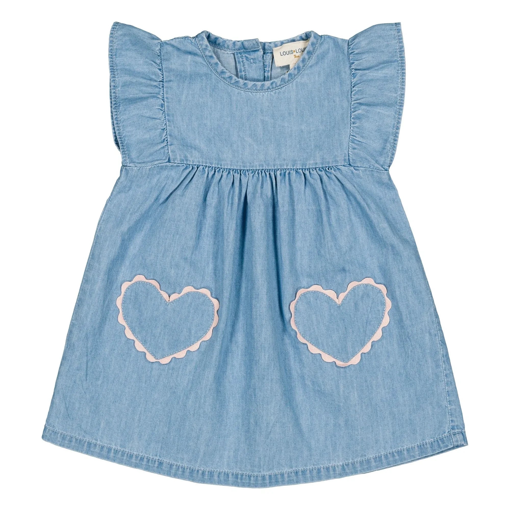 Louis Louise - Ethie Chambray Elbise | Açık Mavi