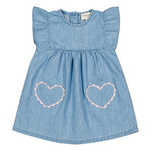 Louis Louise - Ethie Chambray Elbise | Açık Mavi