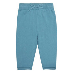 FUB - Organic cotton knitted trousers | Azure blue