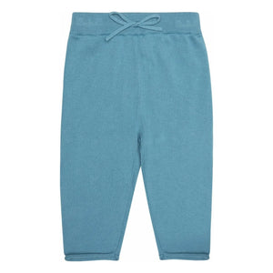 FUB - Organic cotton knitted trousers | Azure blue