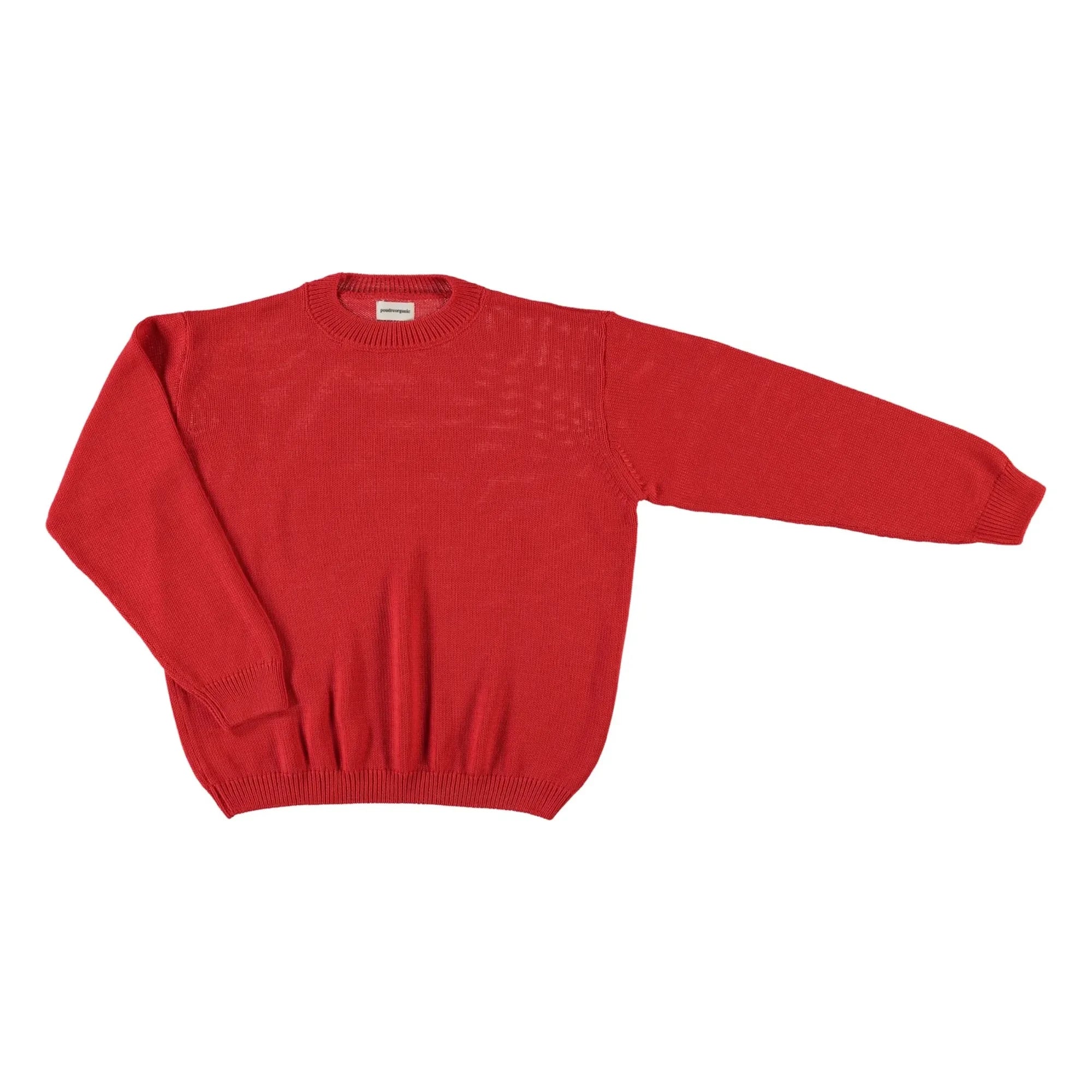 Poudre Organic - Der Rote Bio-Baumwollpullover | Rot