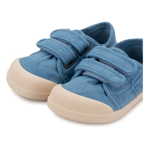 Igor - Lona Doppelt gestreifte Sneaker | Azurblau