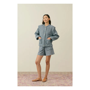 Louise Misha - Horicia Organic Cotton Jacket - Women's Collection | Gray