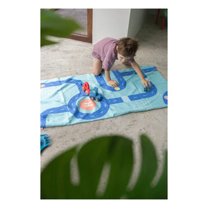 Quut – Circuit Mikrofaser Strandtuch | Blau