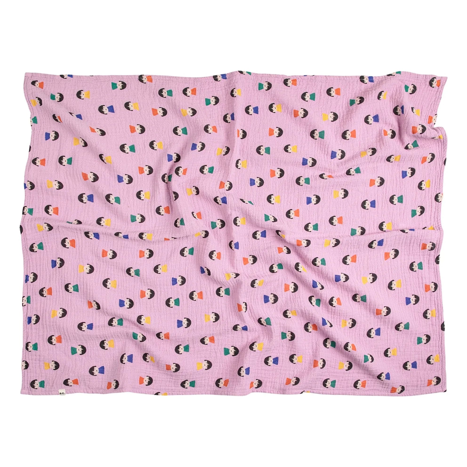 Bobo Choses - Langer Schlafanzug und Bib Piyon Set | Lila