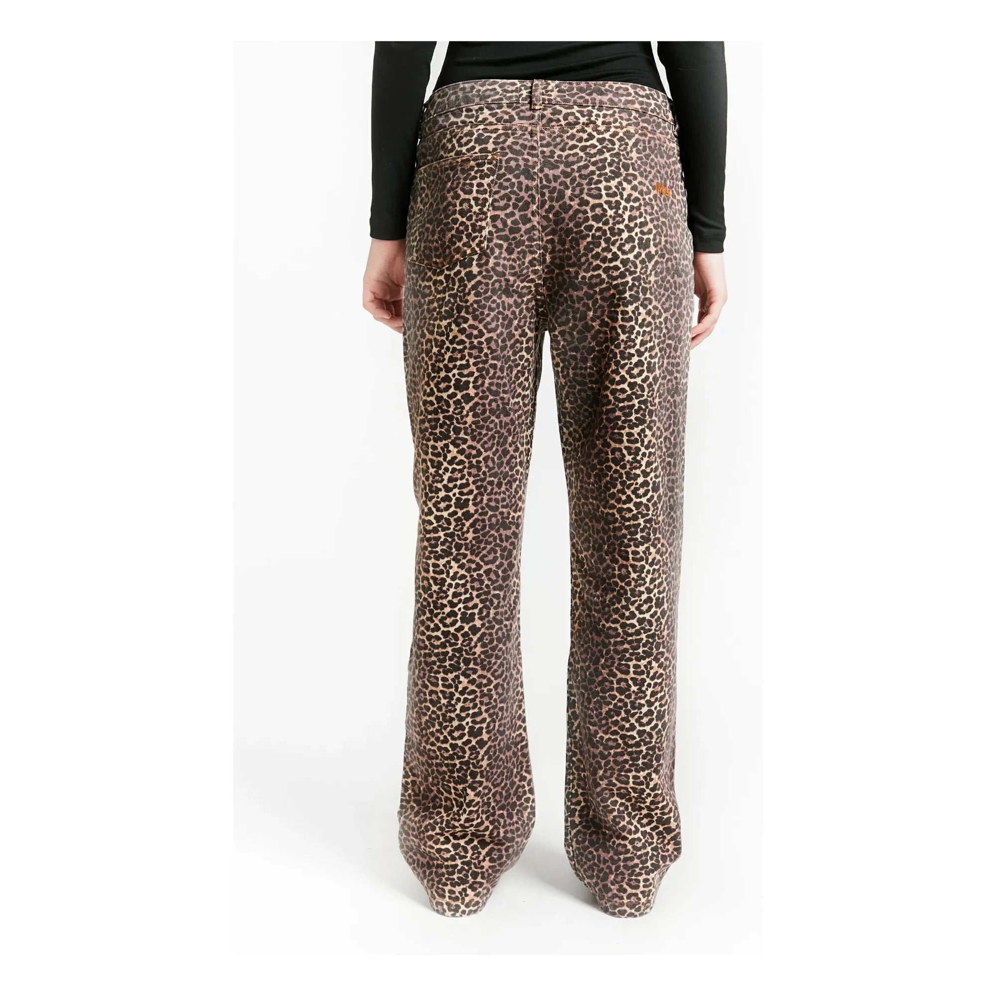 Indee – Leoparden-Tonikum-Jeans | Braun