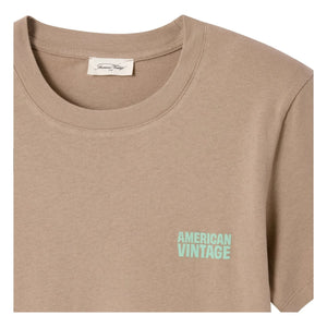 American Vintage - Ykobow Cotton T-Shirt | Beige