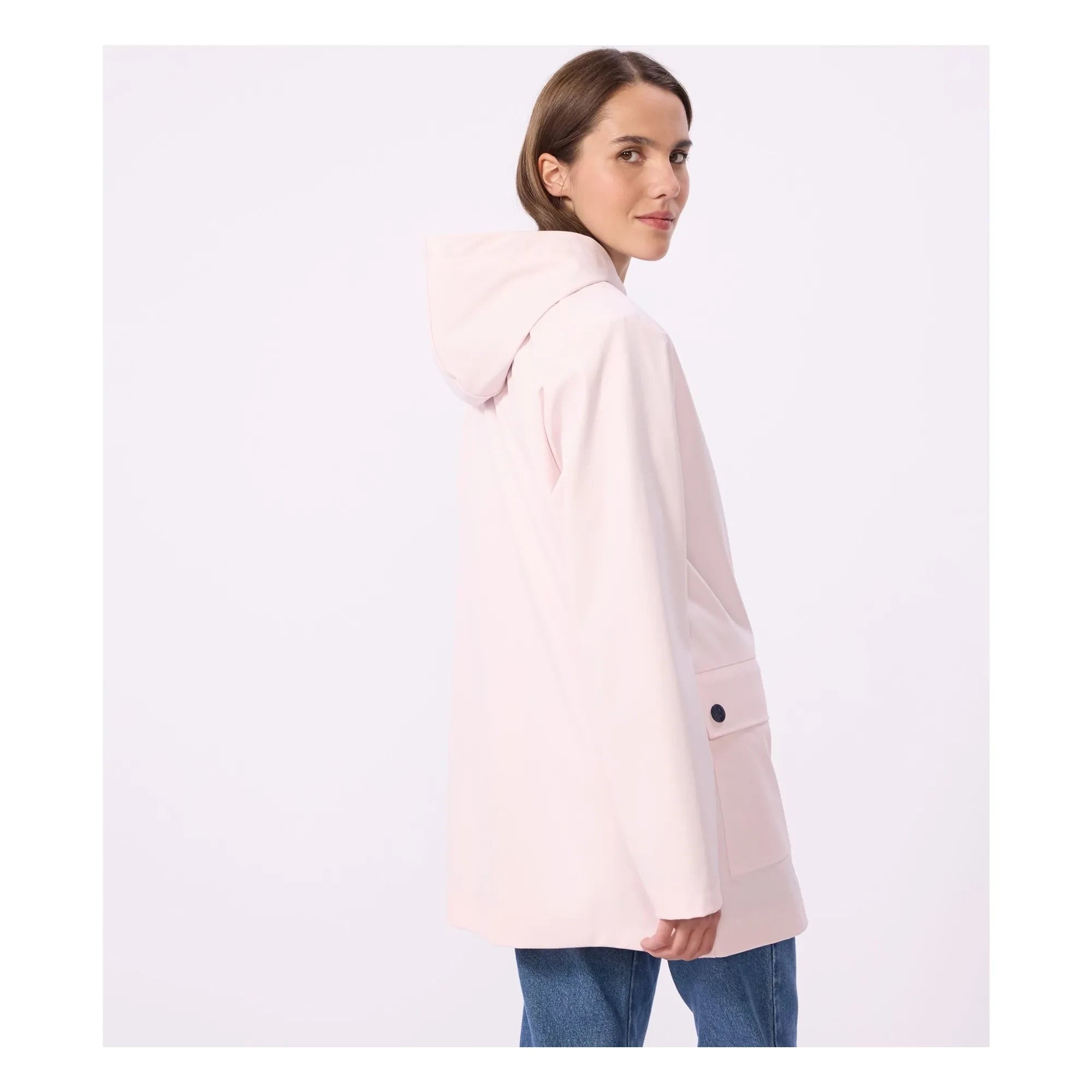 Petit Bateau - Regenmantel aus recycelter Faser | Hellrosa