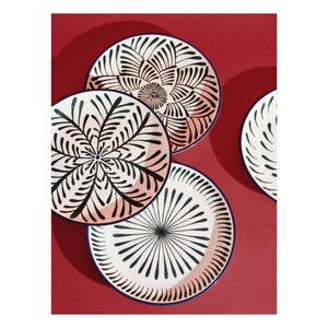 Serax - Baazar tatlı tabakları, Waww La Table - 4'lü Set | Yeşil