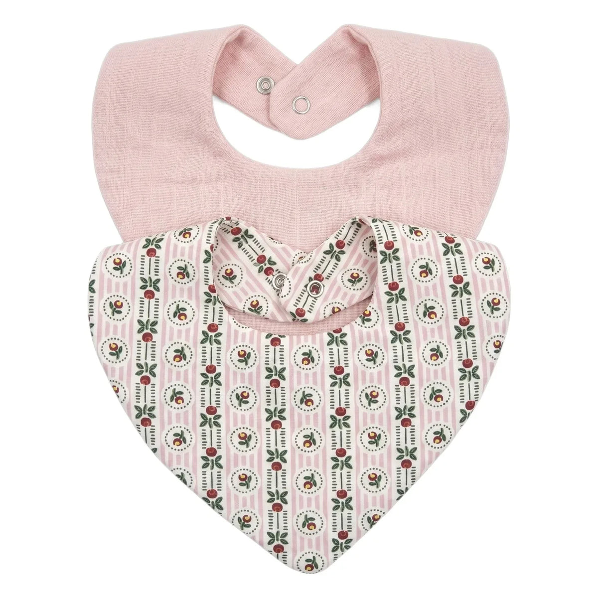 Editions Aimable - Bandana Brigitte - 2'li Set | Pommette Poplin