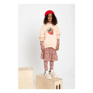 Hundred Pieces - Bisiklet yaka sweatshirt | Soluk Pembe