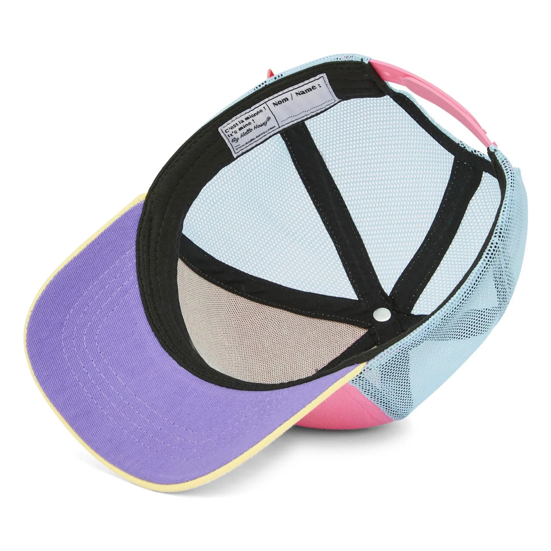 Hello Hossy - Stereo Dog Curved Visor Trucker Cap Bio-Baumwolle | Rosa