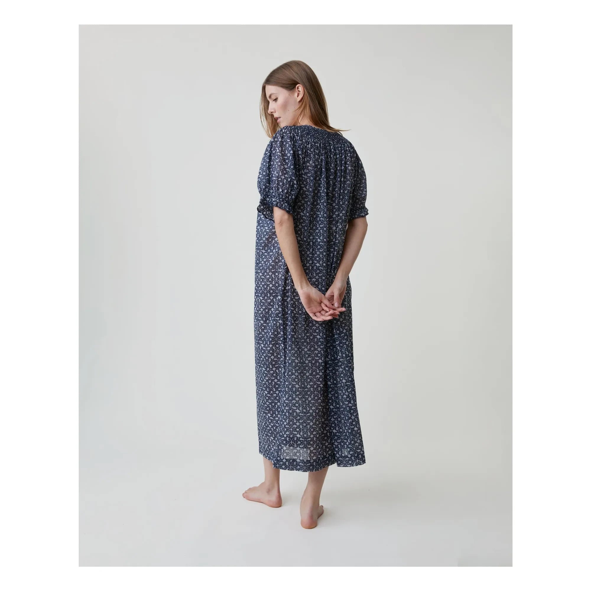 Scarlette Ateliers - Maya Nightgown | Navy Blue