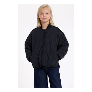 Finger in the nose - Braidy Kapitone Bomber | Siyah